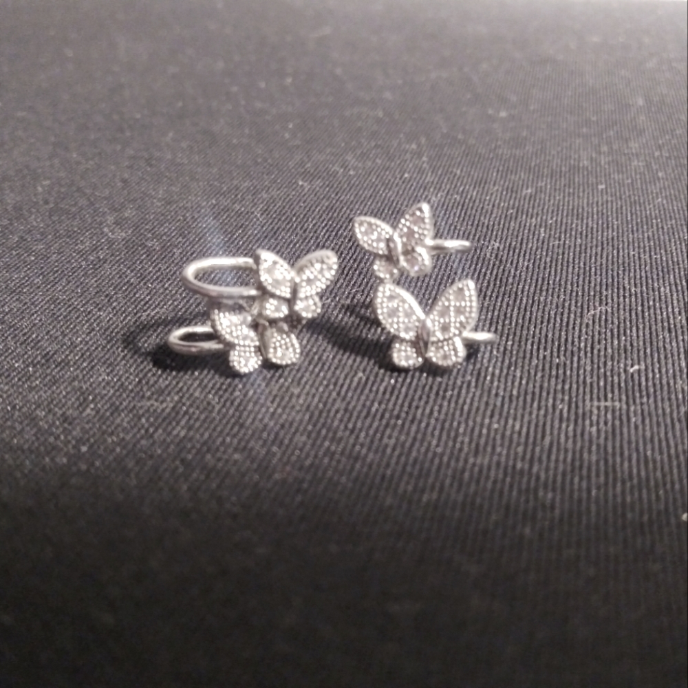 Butterfly Cuff Earrings